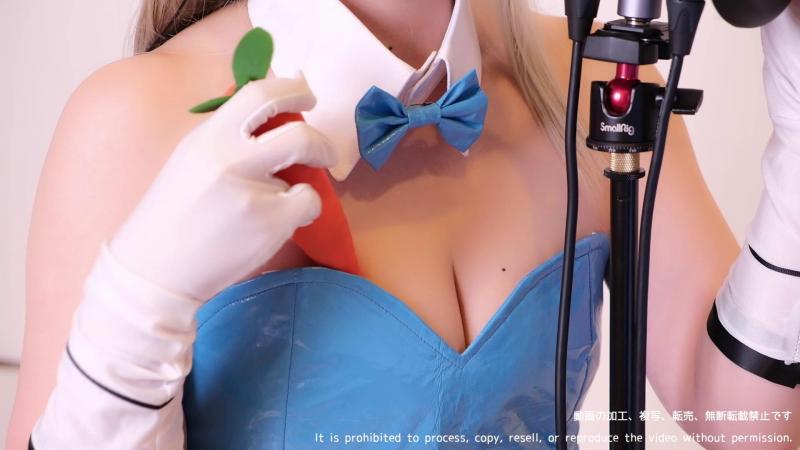 【コスプレASMR】ブルー◯ーカイブ_アスナ♡今夜はご主人様といっしょにイこ？ご奉仕うさぎの指示サポ耳舐めASMR♥【りずな】Cosplay Ear Licking ASMR[00-01-27][20211205-21380415].jpg ワルキューレ (りずな)-fantia价值4000日元2个视频雪花cos/兔女郎舔耳朵  ASMR福利 ASMR舔耳 ASMR催眠 ASMR娇喘 ASMR大尺度 日本asmr fantia 第1张