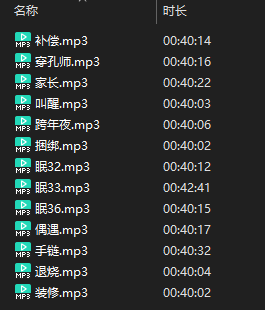 B站小馨又没睡觉 R18福利声音 13MP3 750MB  第2张